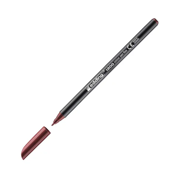 Marcador Médio Edding 1200 1mm Bordeaux - Escrita Precisa e Duradoura | bluepixel.pt
