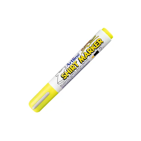 Marcador de Tecidos Artline EKT Shirt Marker 2mm Amarelo | Ferramentas de Costura e Personalização