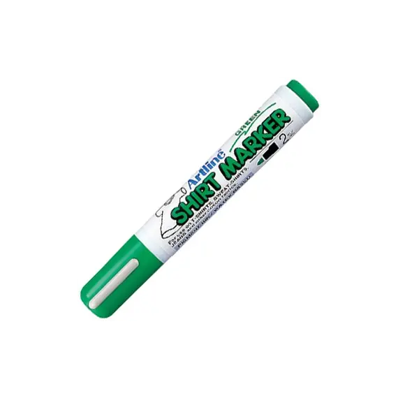 Marcador de Tecidos Artline EKT Shirt Marker 2mm Verde - Perfeito para Personalizar Roupas