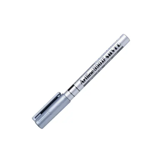 Marcador Permanente Médio Artline EK440 1,2mm Prata | Loja BluePixel