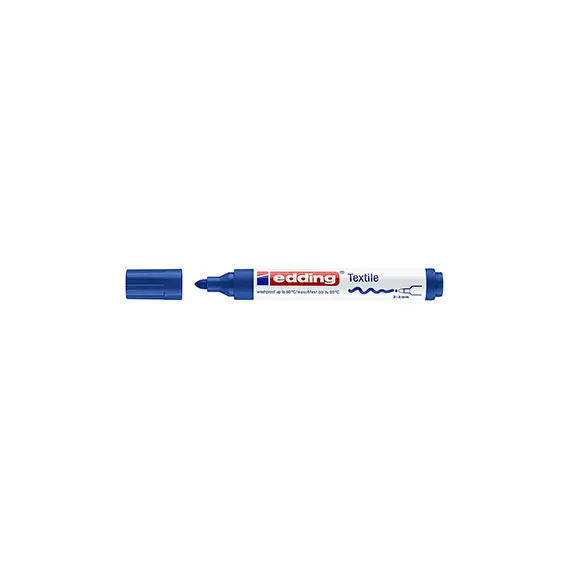 Marcador Tecidos Edding 4500 2-3mm Azul | Marca EDDING | Loja BluePixel