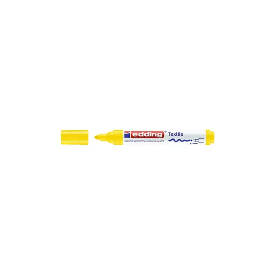 Marcador Tecidos Edding 4500 2-3mm Amarelo | Personalize Roupas com Qualidade
