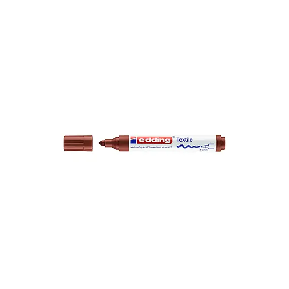 Marcador Tecidos Edding 4500 2-3mm Castanho | Material para Decoração Têxtil