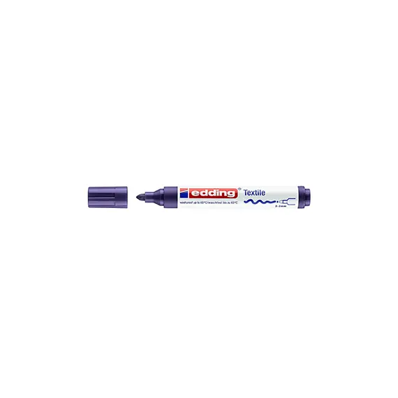 Marcador Tecidos Edding 4500 Violeta 2-3mm | Personalize Roupas e Tecidos