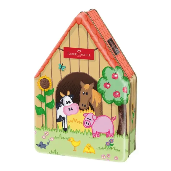 Marcador Feltro Faber Castell Connector Casa Quinta 18 Unidades | Material Escolar de Qualidade