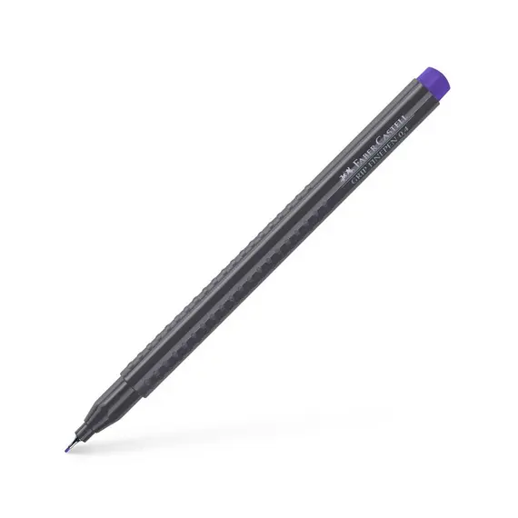 Marcador Fino Faber-Castell 0,4mm Azul Violeta | Material Escolar e Artístico na BluePixel.pt