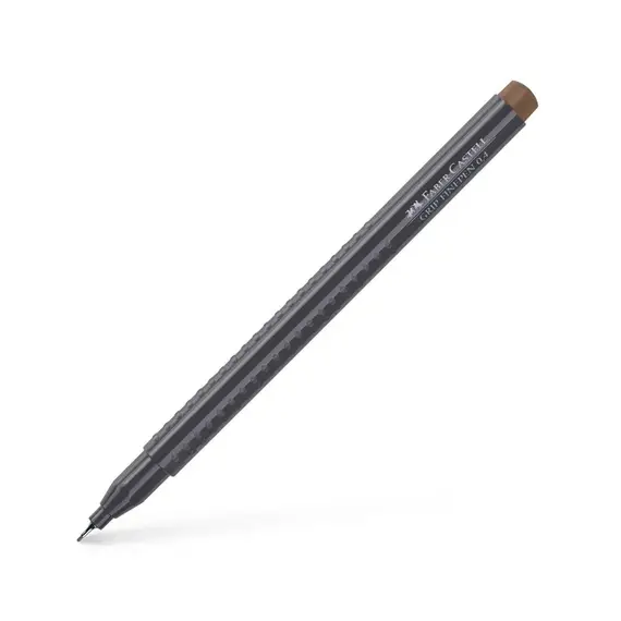 Marcador Fino Faber-Castell 0,4mm Umbra Queimada | Alta Precisão e Qualidade