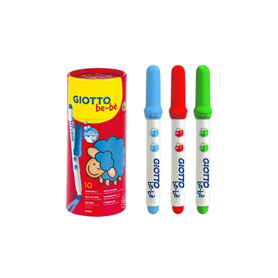 Marcadores Feltro Giotto Be-Be Copo 10un - Conjunto de Marcadores para Crianças na BluePixel.pt