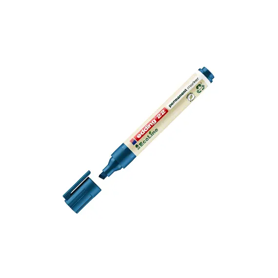 Marcador Permanente Grosso Edding E-22 Azul 1-5mm | Loja BluePixel