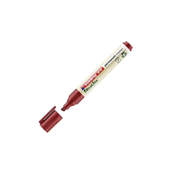 Marcador Permanente Grosso Edding E-22 Vermelho 1-5mm | Alta Qualidade na BluePixel.pt