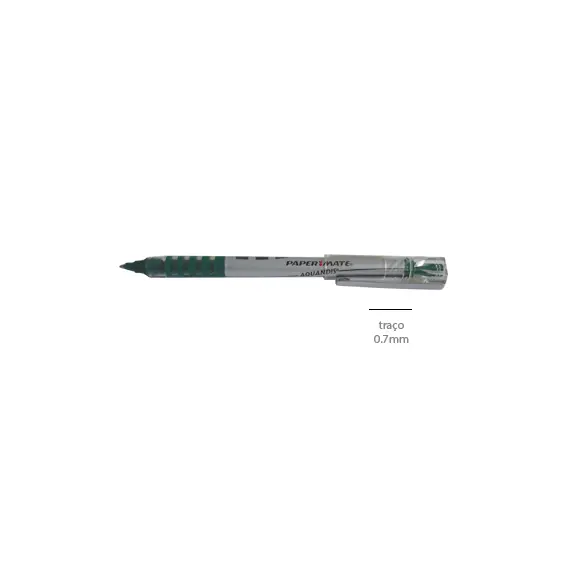 Marcador Roller Paper Mate Aquandis 0,7mm Verde - Escrita Precisa e Duradoura | bluepixel.pt