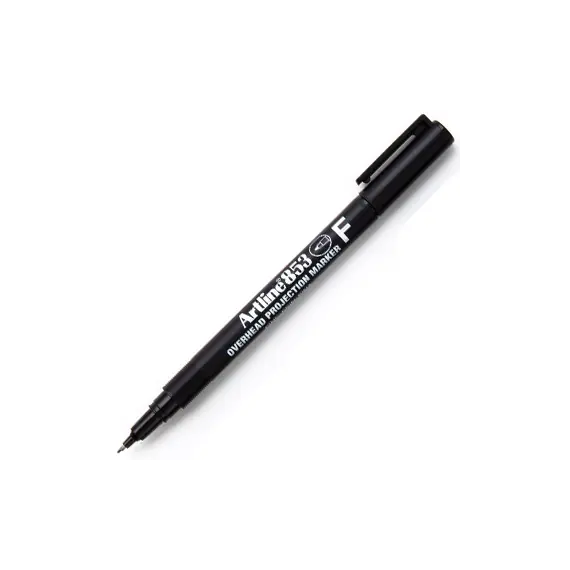Marcador Permanente Fino Artline 853 0,5mm Preto - Pack de 12 | Loja BluePixel