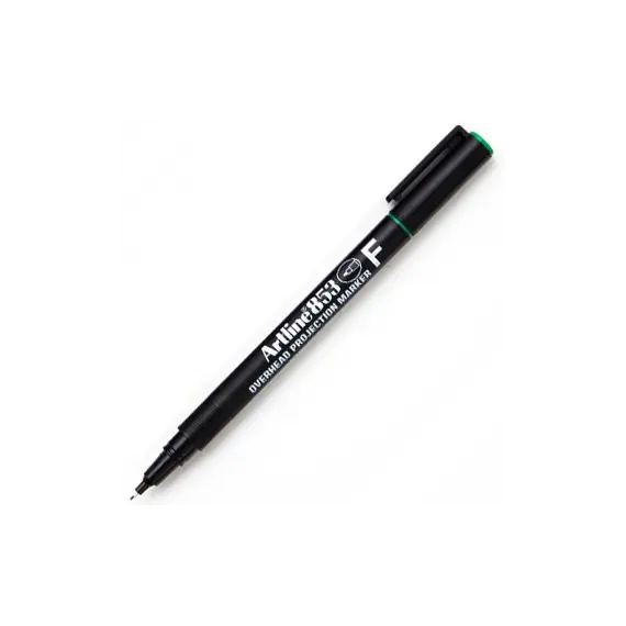 Marcador Permanente Fino Artline 853 0,5mm Verde - Pack de 12 | Loja BluePixel