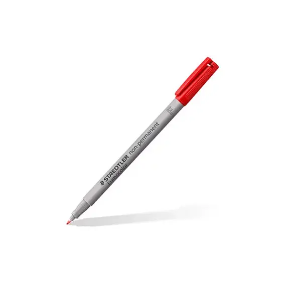 Marcador Fino Staedtler Lumocolor 316-2 0,6mm Vermelho | Loja BluePixel