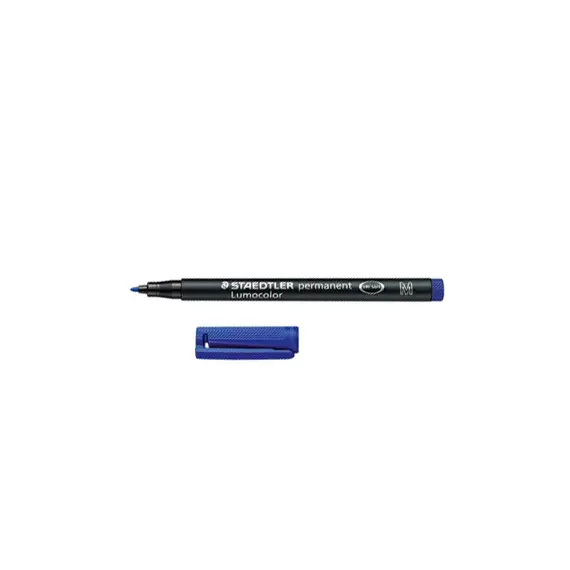 Marcador Permanente Médio Lumocolor 317-3 STAEDTLER Azul 1mm - Loja BluePixel
