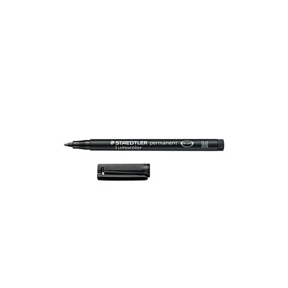 Marcador Permanente Médio Lumocolor 317-9 STAEDTLER 1mm Preto | Loja BluePixel