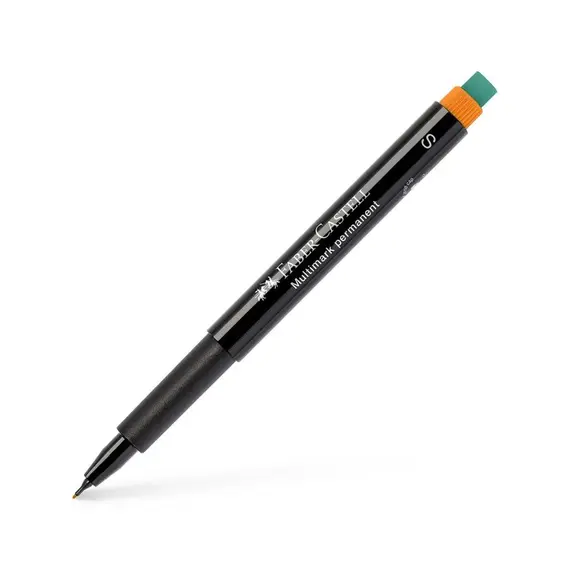Marcador Permanente Superfino 0,4mm Laranja Faber-Castell | Loja BluePixel