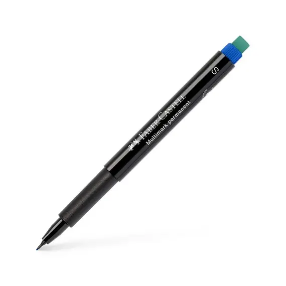 Marcador Permanente SuperFino 0,4mm Azul Faber-Castell - Loja BluePixel.pt
