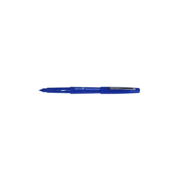 Marcador Permanente Médio Alban AC1214-02 Azul | Material de Escritório de Qualidade na bluepixel.pt