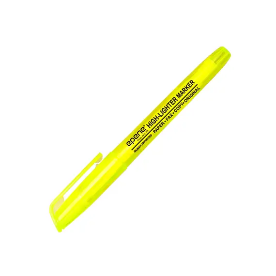 Marcador Fluorescente Epene EP10-0112 Amarelo | Material de Escritório de Qualidade