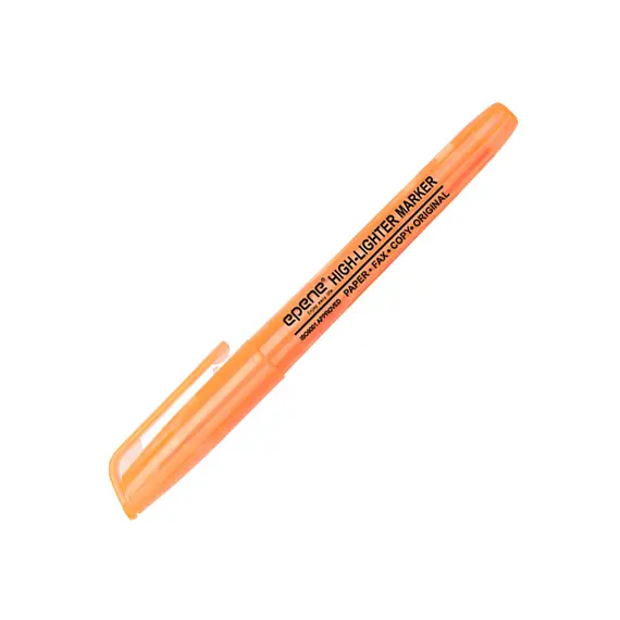 Marcador Fluorescente Epene EP10-0112 Laranja - Alta Visibilidade e Precisão