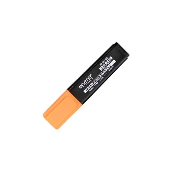 Marcador Fluorescente Epene EP10-0122 Laranja | Alta Visibilidade e Secagem Rápida