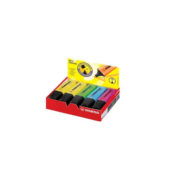 Marcador Fluorescente Stabilo 4 Cores - Conjunto de 10 unidades | Loja BluePixel
