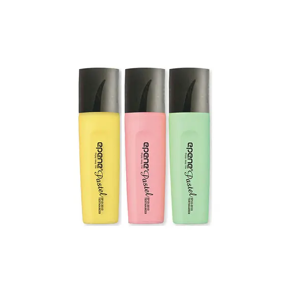 Marcador Fluorescente Epene Pastel 3 Cores - Conjunto de 3 Unidades | BluePixel.pt