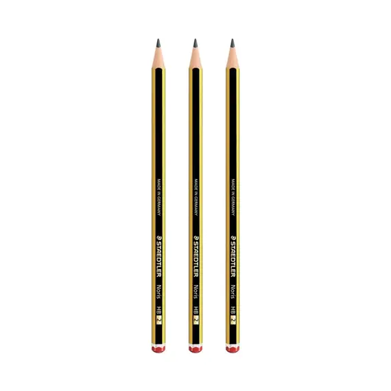 Lápis de Grafite STAEDTLER Noris Nº2-HB em Blister de 3 Unidades | Loja BluePixel