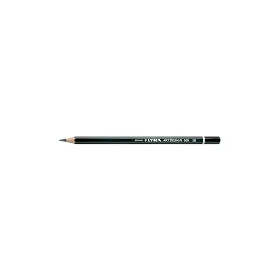 Lápis de Grafite 2B Lyra Rembrandt Art Design - Material de Desenho de Alta Qualidade
