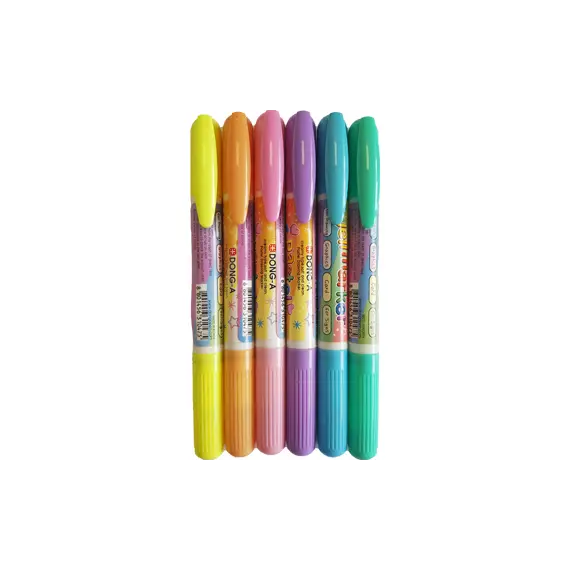 Marcador New Jell Pastel 6 Core DONG-A | Material artístico de alta qualidade na bluepixel.pt