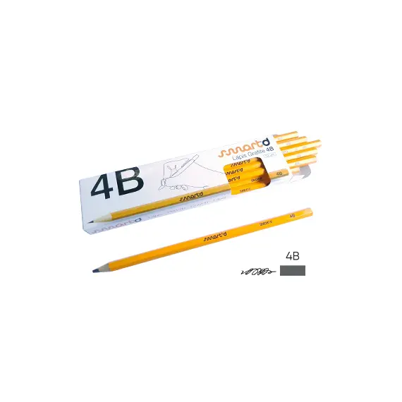 Lápis Grafite 4B SMARTD Cx 12un - Material Escolar de Qualidade na bluepixel.pt