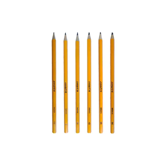 Lápis de Grafite SMARTD HB, B, 2B, 4B, 6B e 8B em Blister de 6 unidades | Loja BluePixel