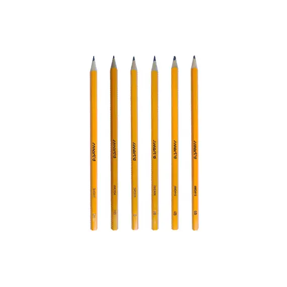 Lápis de Grafite SMARTD 6 Unidades - Durezas Variadas para Desenho e Escrita | bluepixel.pt