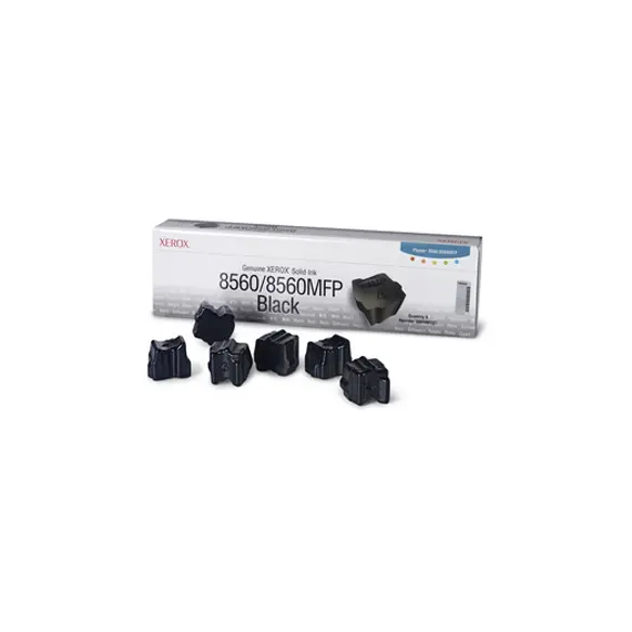 Pack de 6 Tintas Sólidas Xerox Preto 108R00727 | Compatível com Impressoras Xerox | BluePixel.pt