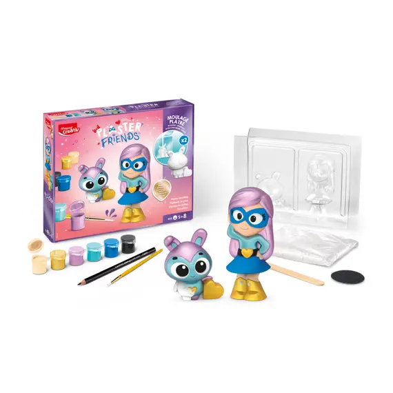 Kit Gesso Friends Super Heroína MAPED | Brinquedos Criativos para Crianças na bluepixel.pt