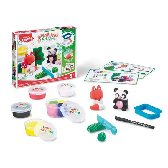 Conjunto Pasta Modelar Animais Fofos MAPED | Brinquedos Criativos para Crianças