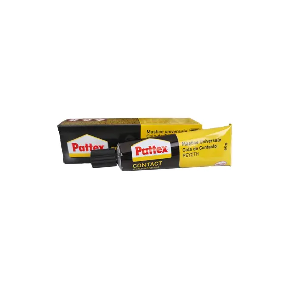 Cola Contacto PATTEX Bisnaga 50g - Cola forte para várias aplicações | bluepixel.pt