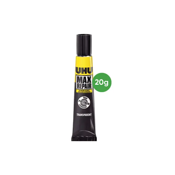 UHU Cola Max Repair Extreme 20g - Cola forte e resistente para reparações duradouras