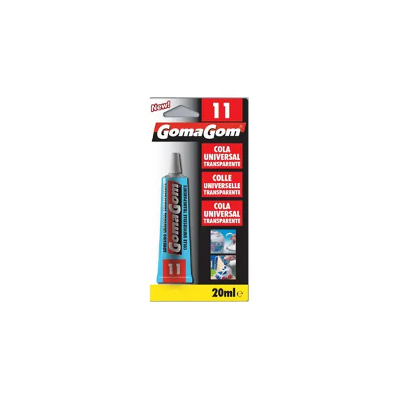 Cola Universal Transparente GOMAGOM 20ml - Blister 1un | Loja online bluepixel.pt