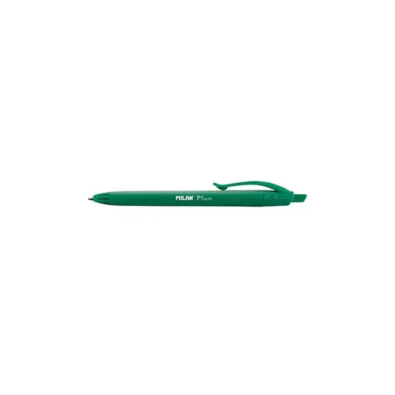 Esferográfica Milan P1 Touch Verde 1mm - Caneta de Qualidade para Escrita e Touch em Portugal