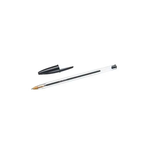 Esferográfica BIC Cristal Ball Point Preto 1mm - Pacote de 50 unidades | Loja BluePixel