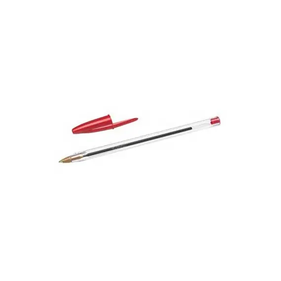 Esferográfica BIC Cristal Ball Point Vermelha 1mm - Pack de 50 unidades | Loja BluePixel