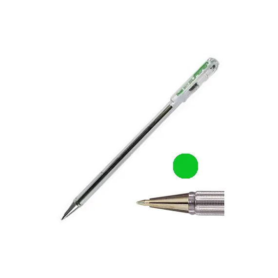 Esferográfica Pentel BK 77 Verde 0,7mm - Pack de 12 unidades | BluePixel