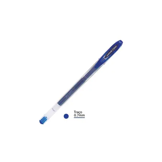 Esferográfica Gel Uni Signo UM120 Azul 0,7mm | Marca UNI na bluepixel.pt