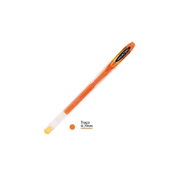 Esferográfica Gel Uni Signo UM120 Laranja 0,7mm | Loja BluePixel