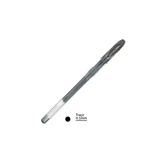 Esferográfica Gel Uni Signo UM120 Preto 0,5mm - Alta Qualidade | bluepixel.pt