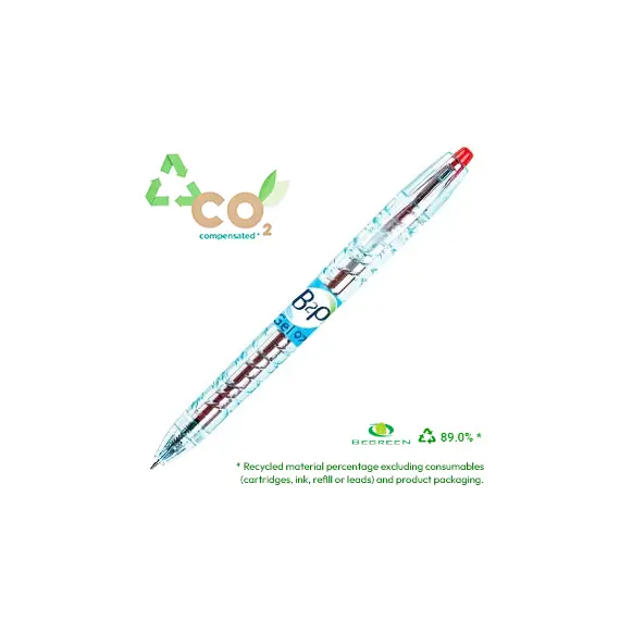 Esferográfica Gel Pilot B2P BG Retrátil Vermelha 0,7mm - Alta Qualidade na BluePixel.pt