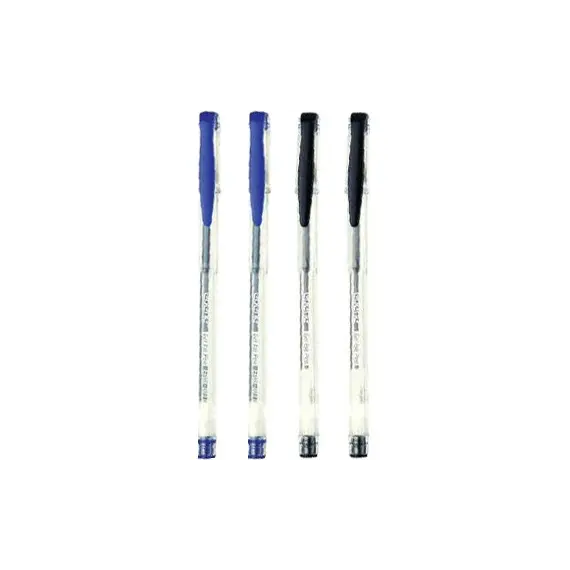 Esferográfica Gel EPENE EP08-0011C Preto e Azul 0,5mm - Pack 2+2 | Loja BluePixel