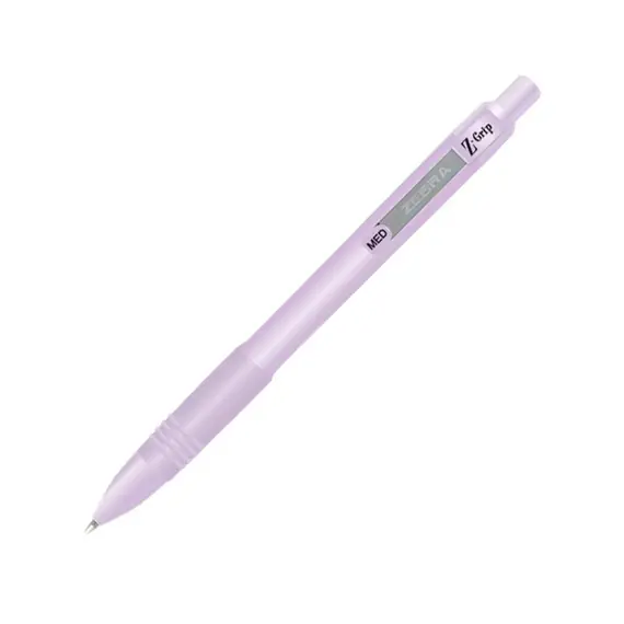 Esferográfica Z-Grip Smooth Azul 1mm Corpo Violeta Pastel - Zebra | Loja BluePixel